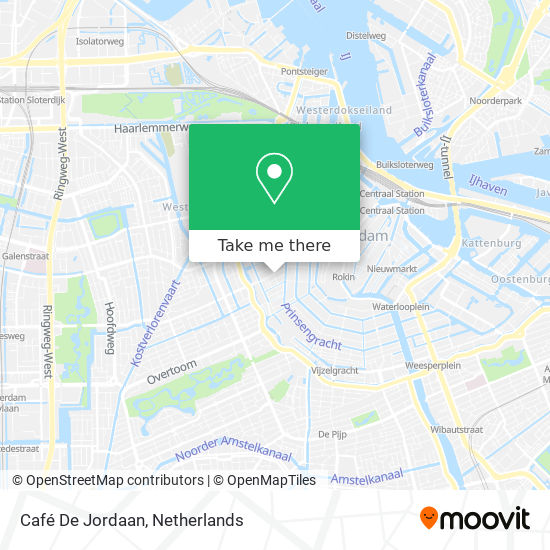 Café De Jordaan map