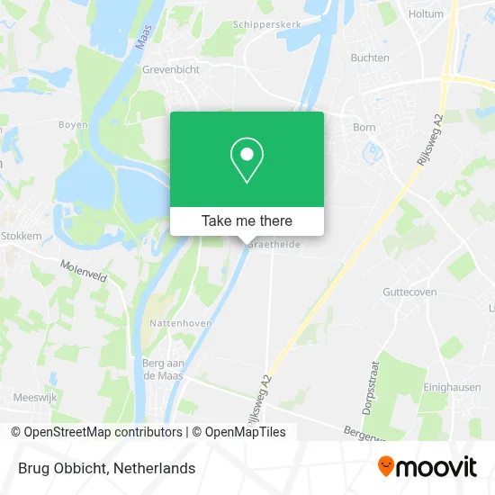 Brug Obbicht map