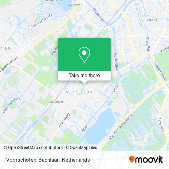 Voorschoten, Bachlaan map