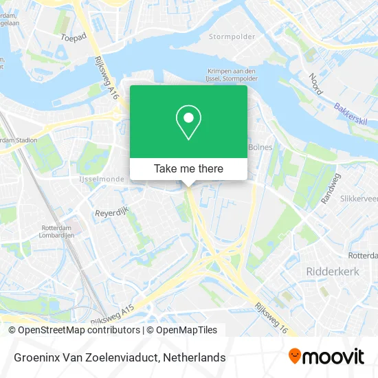 Groeninx Van Zoelenviaduct map