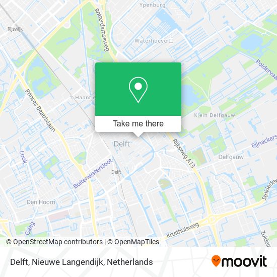 Delft, Nieuwe Langendijk map
