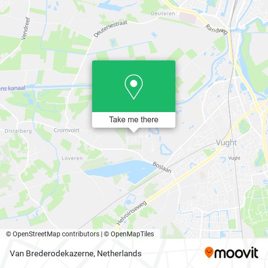 Van Brederodekazerne map