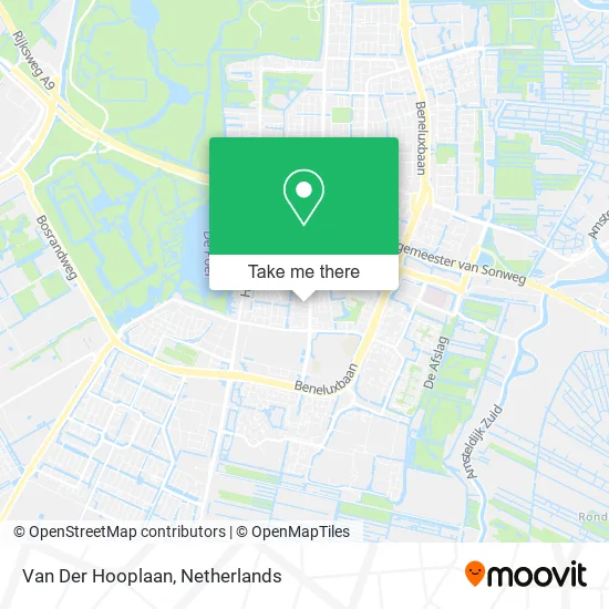 Van Der Hooplaan map