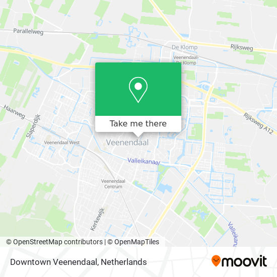 Downtown Veenendaal Karte