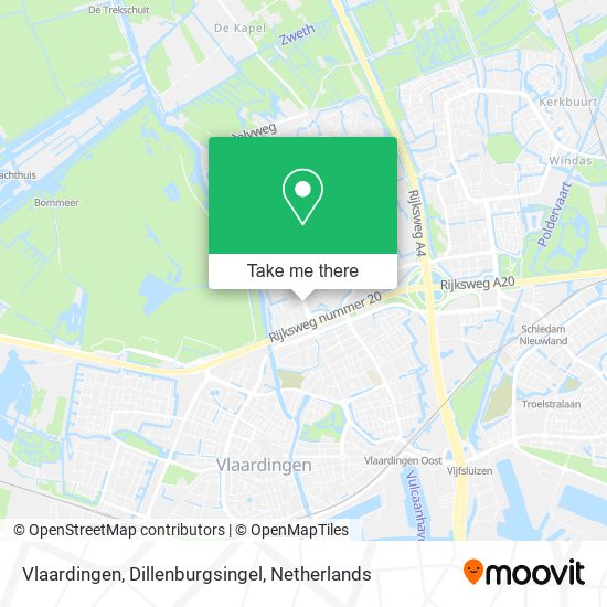 Vlaardingen, Dillenburgsingel map