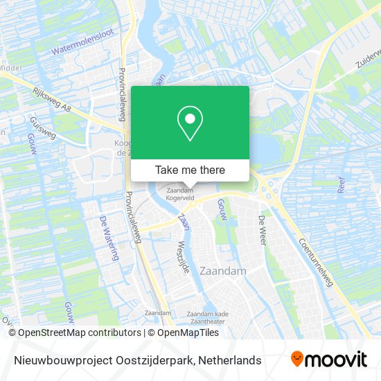 Nieuwbouwproject Oostzijderpark Karte