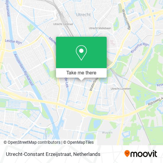 Utrecht-Constant Erzeijstraat map