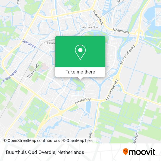Buurthuis Oud Overdie Karte
