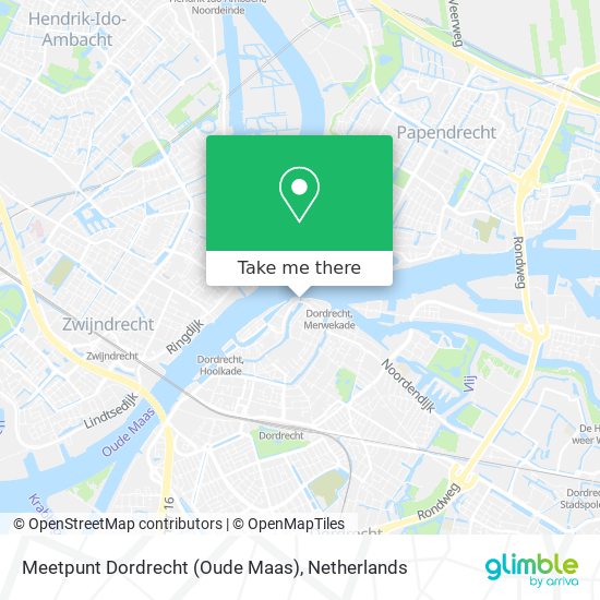 Meetpunt Dordrecht (Oude Maas) Karte