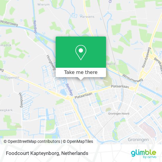 Foodcourt Kapteynborg Karte
