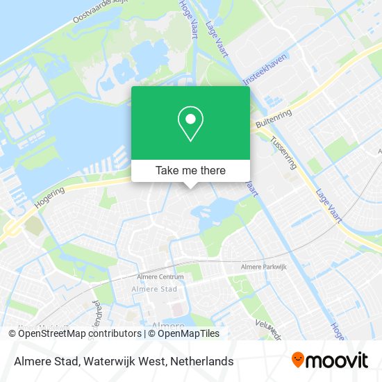 Almere Stad, Waterwijk West map