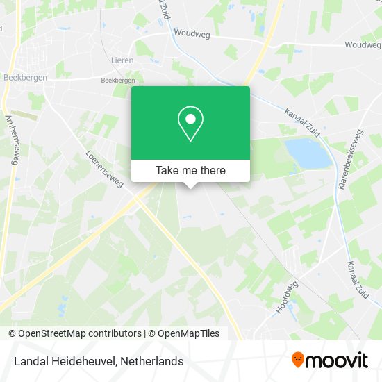 Landal Heideheuvel Karte