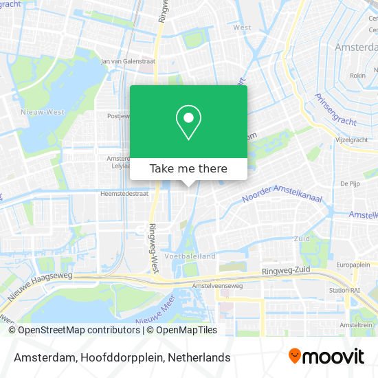 Amsterdam, Hoofddorpplein map