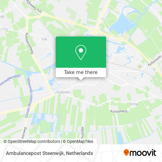 Ambulancepost Steenwijk Karte