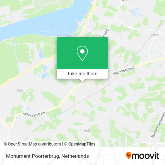 Monument Poorterbrug map