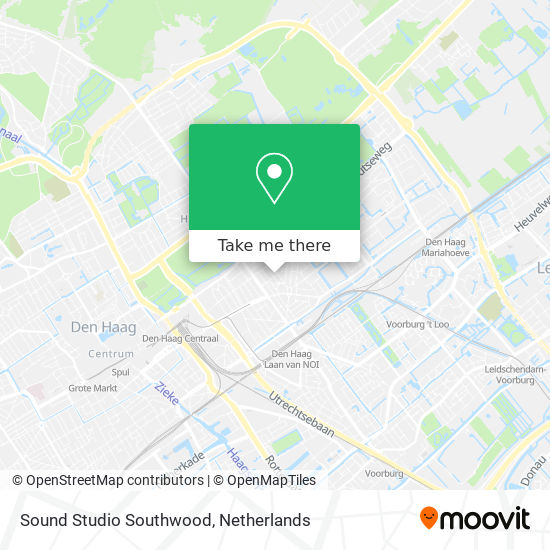 Sound Studio Southwood map