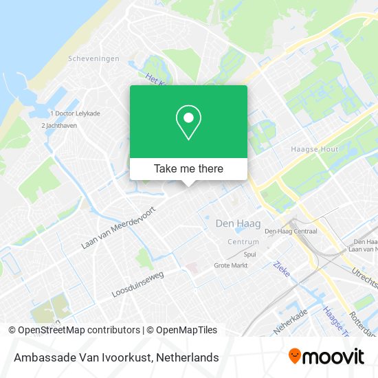 Ambassade Van Ivoorkust Karte