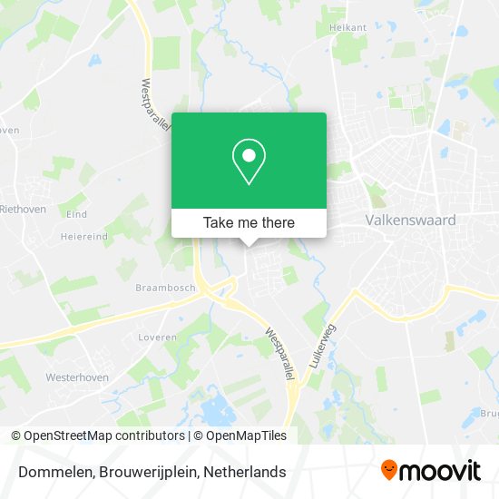 Dommelen, Brouwerijplein map