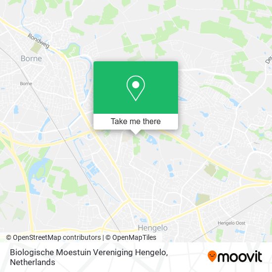 Biologische Moestuin Vereniging Hengelo map