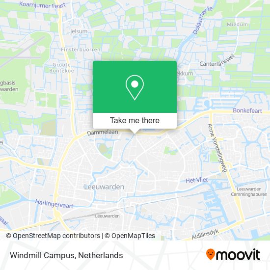 Windmill Campus map