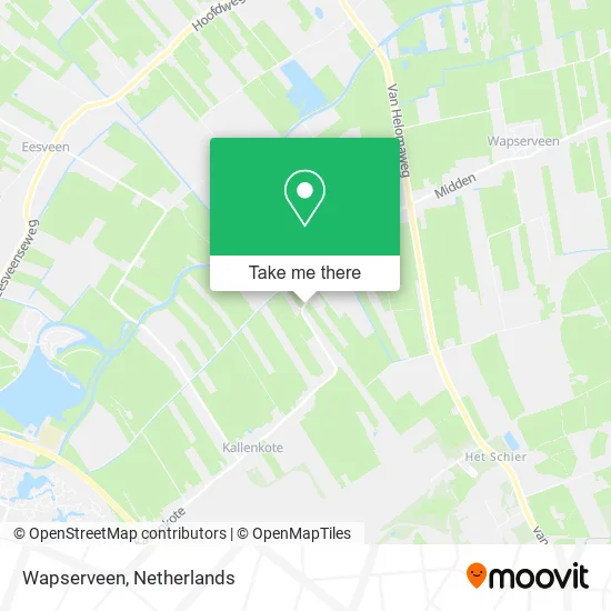 Wapserveen map