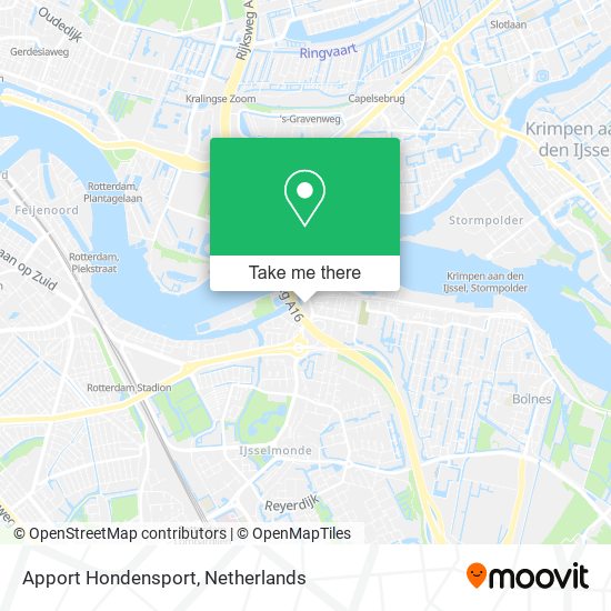 Apport Hondensport map