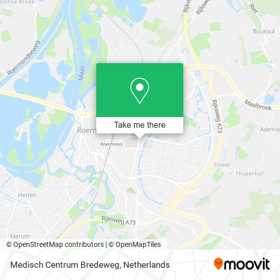 Medisch Centrum Bredeweg map