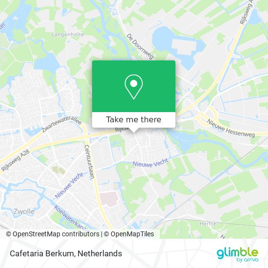 Cafetaria Berkum map