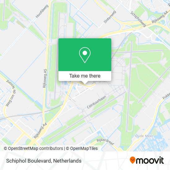 Schiphol Boulevard map