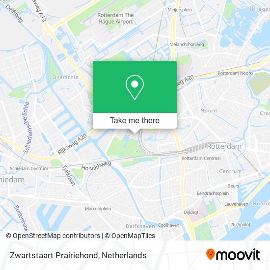 Zwartstaart Prairiehond map