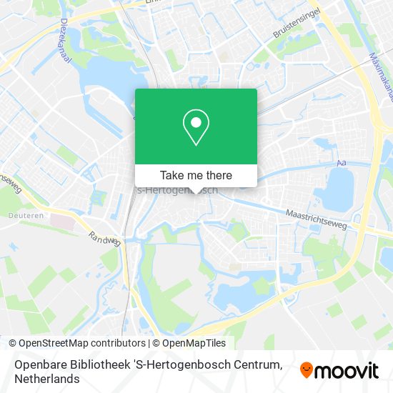 Openbare Bibliotheek 'S-Hertogenbosch Centrum map