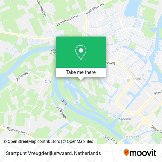 Startpunt Vreugderijkerwaard map