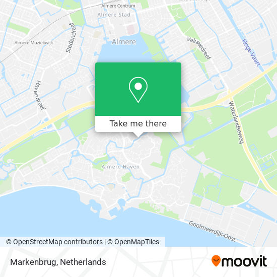 Markenbrug map