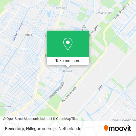 Beinsdorp, Hillegommerdijk Karte