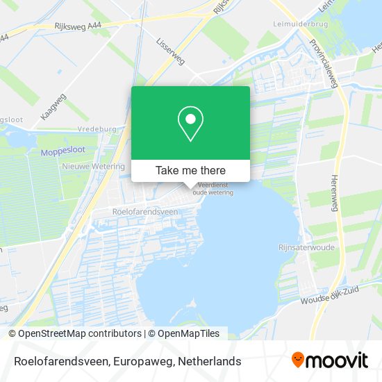 Roelofarendsveen, Europaweg Karte