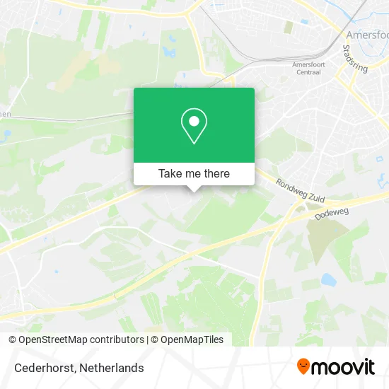 Cederhorst map