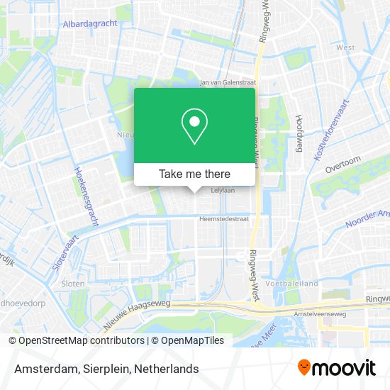 Amsterdam, Sierplein map