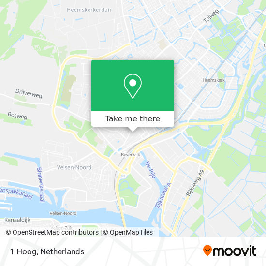 1 Hoog map