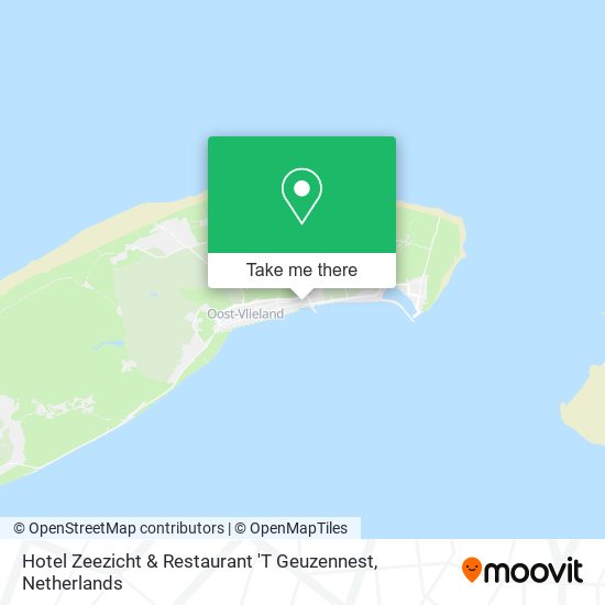 Hotel Zeezicht & Restaurant 'T Geuzennest map