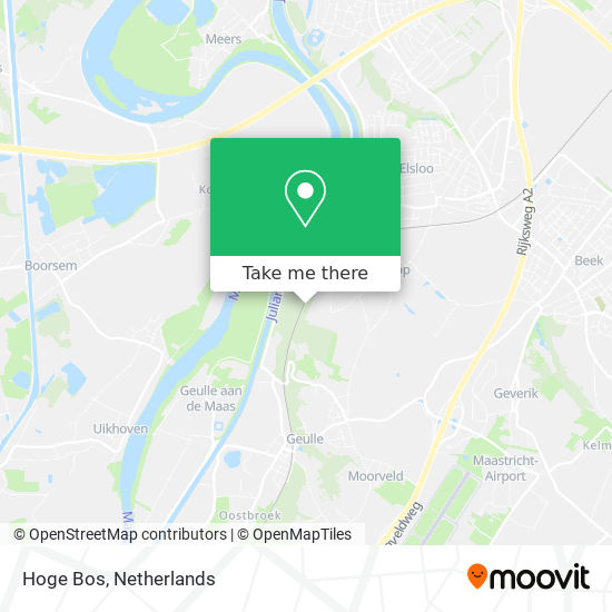 Hoge Bos map