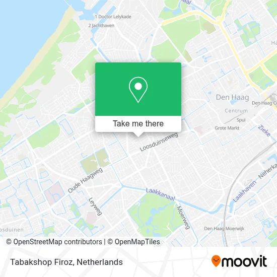 Tabakshop Firoz map