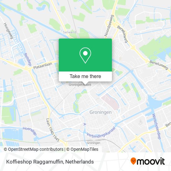 Koffieshop Raggamuffin map