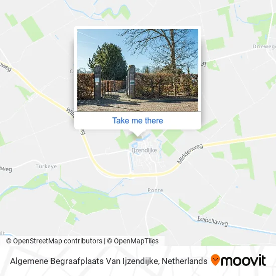 Algemene Begraafplaats Van Ijzendijke map