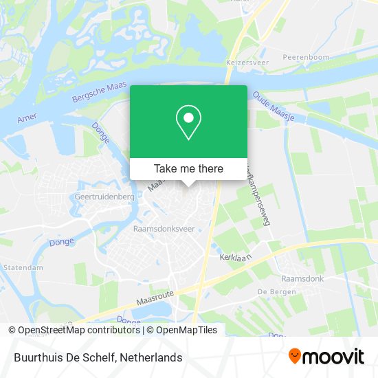 Buurthuis De Schelf map