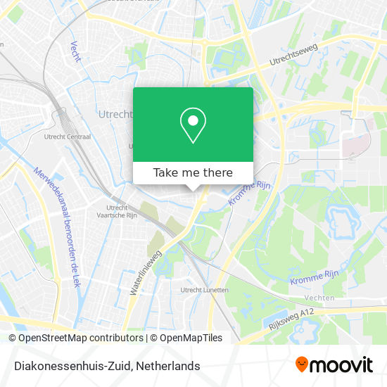 Diakonessenhuis-Zuid map