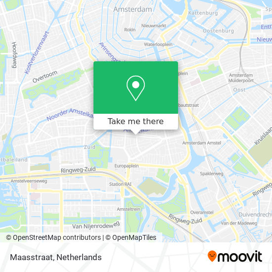 Maasstraat map