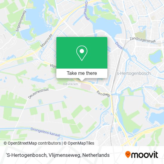 'S-Hertogenbosch, Vlijmenseweg Karte