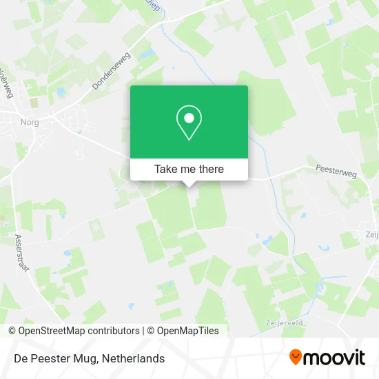 De Peester Mug map