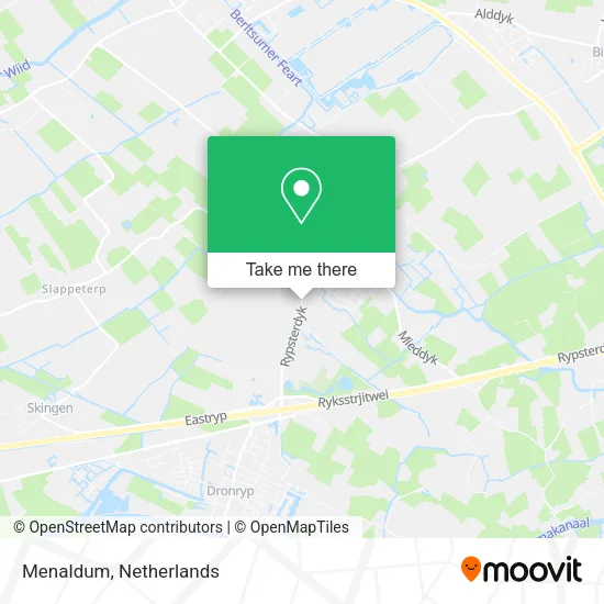 Menaldum map