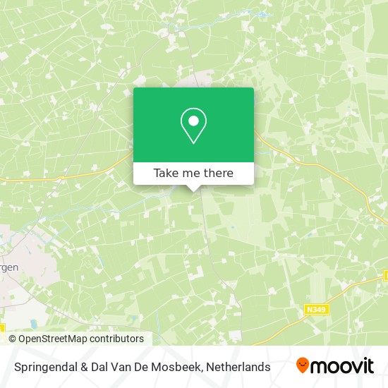 Springendal & Dal Van De Mosbeek map